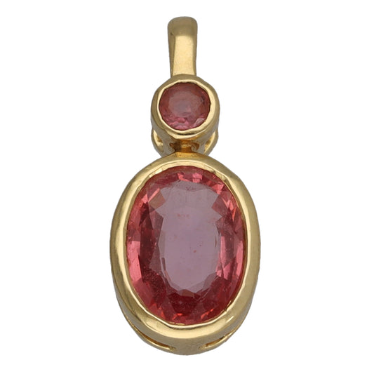 18ct Gold Sapphire Dress/Cocktail Pendant
