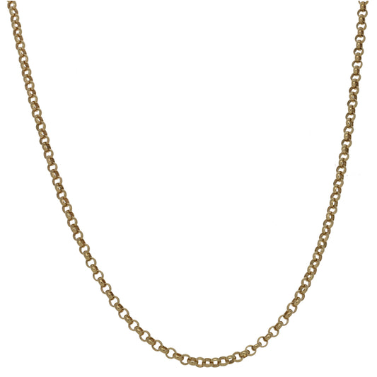 9ct Gold Belcher Chain 20"