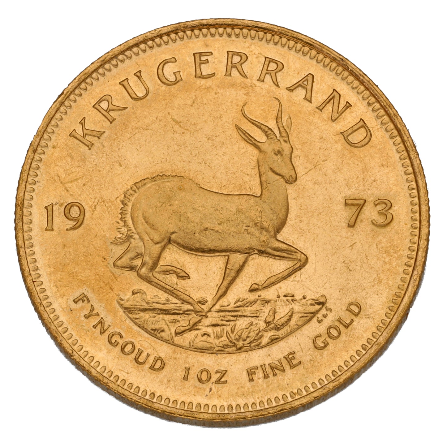 22ct Gold 1 OZ Krugerrand Coin 1973