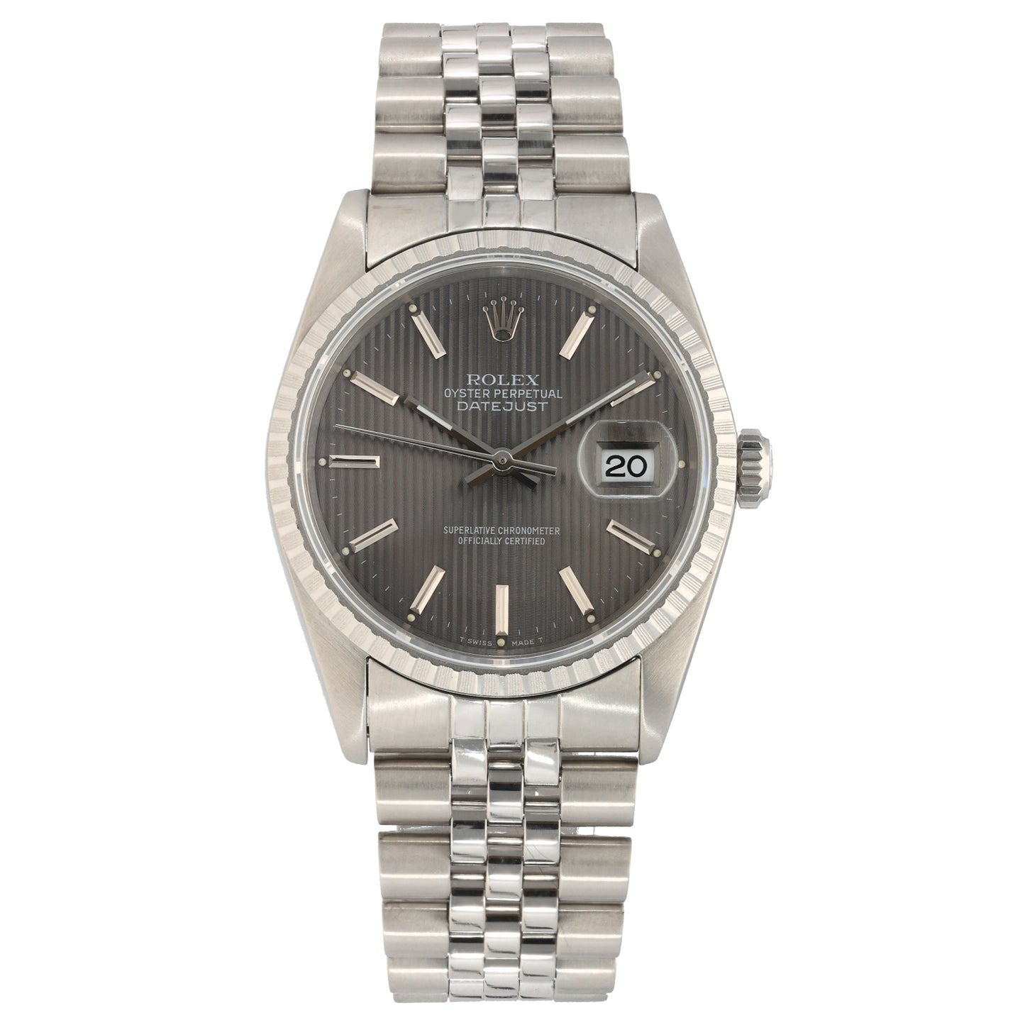 Rolex Datejust 16220 36mm Stainless Steel Watch