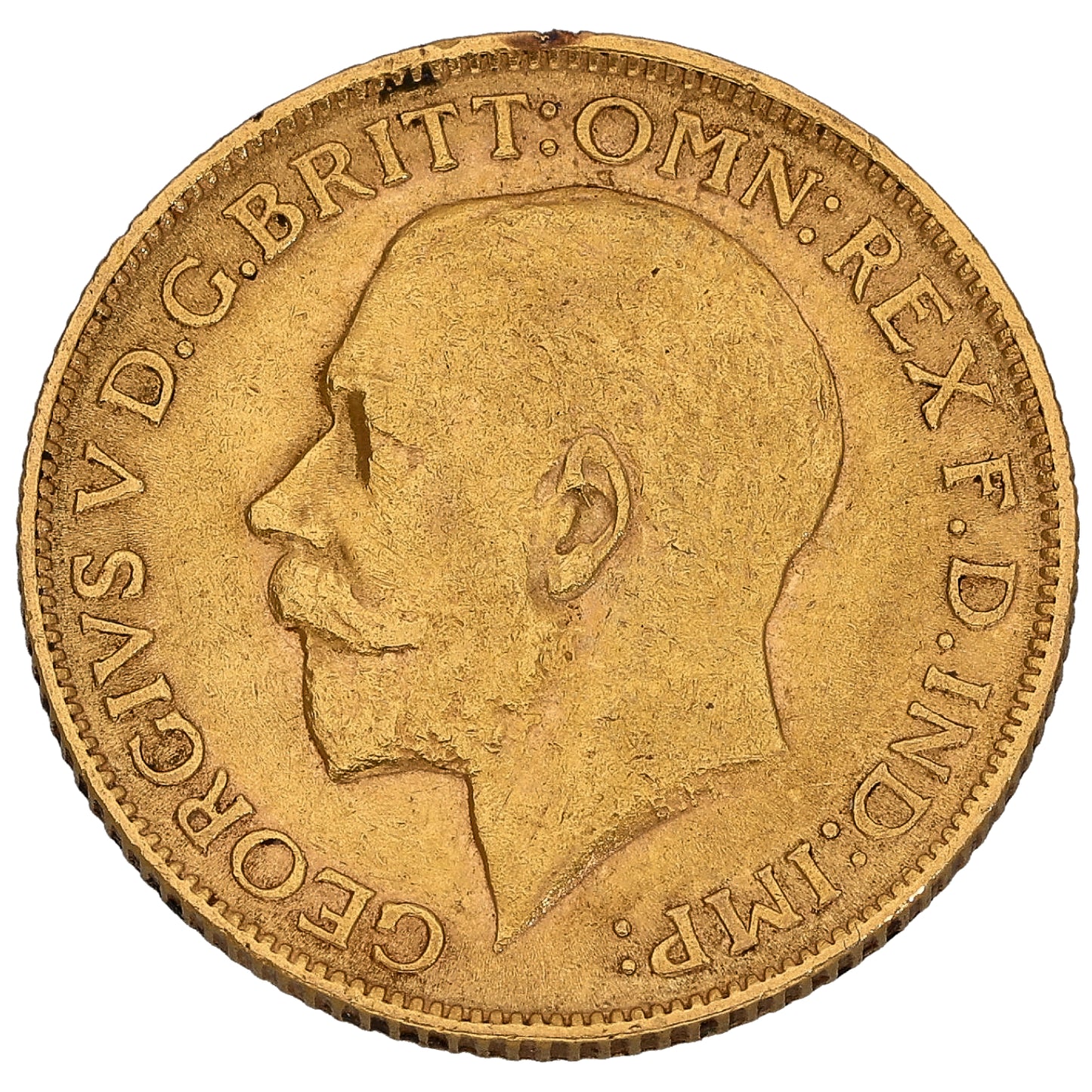 22ct Gold King George V Full Sovereign Coin 1911