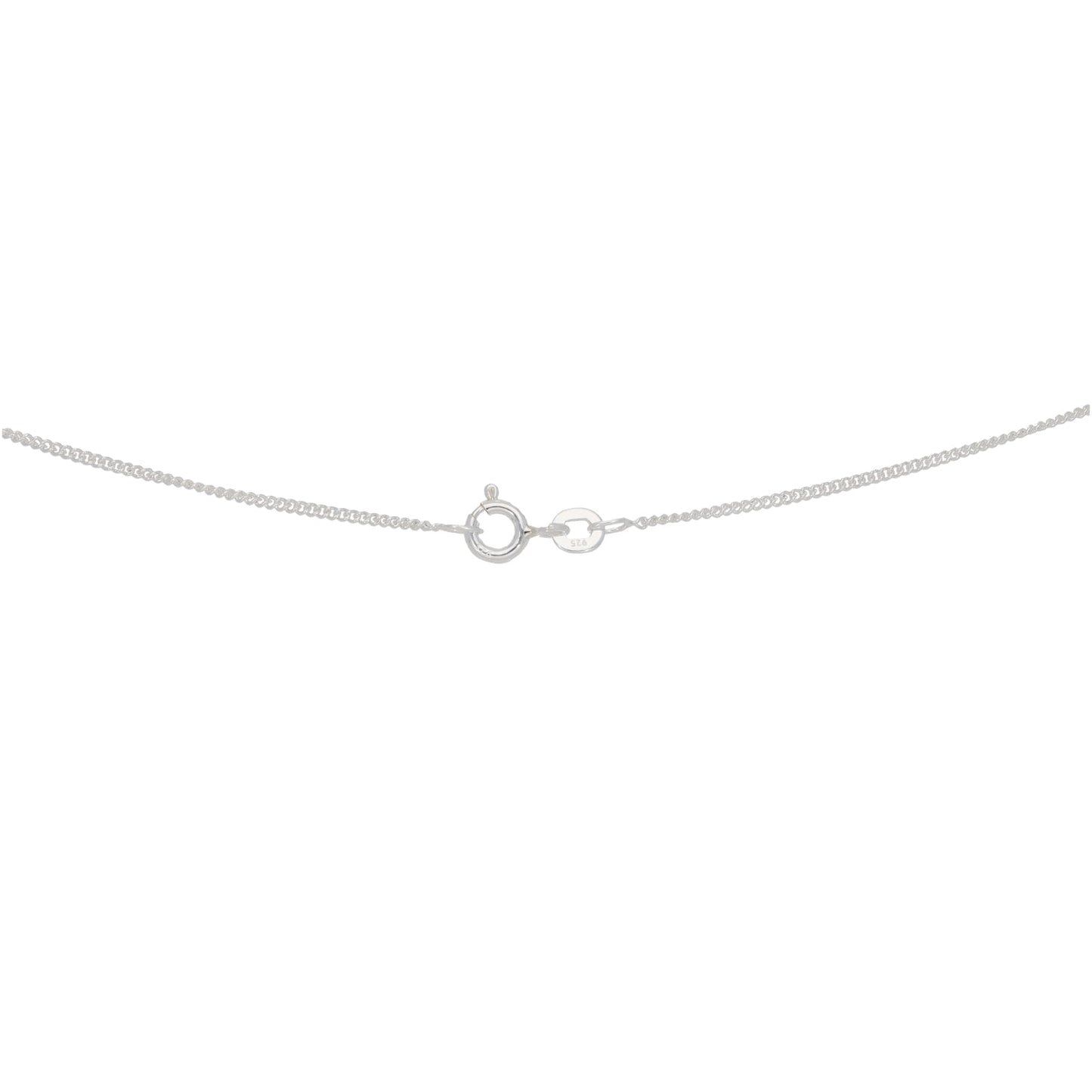 Sterling Silver Curb Chain Necklace