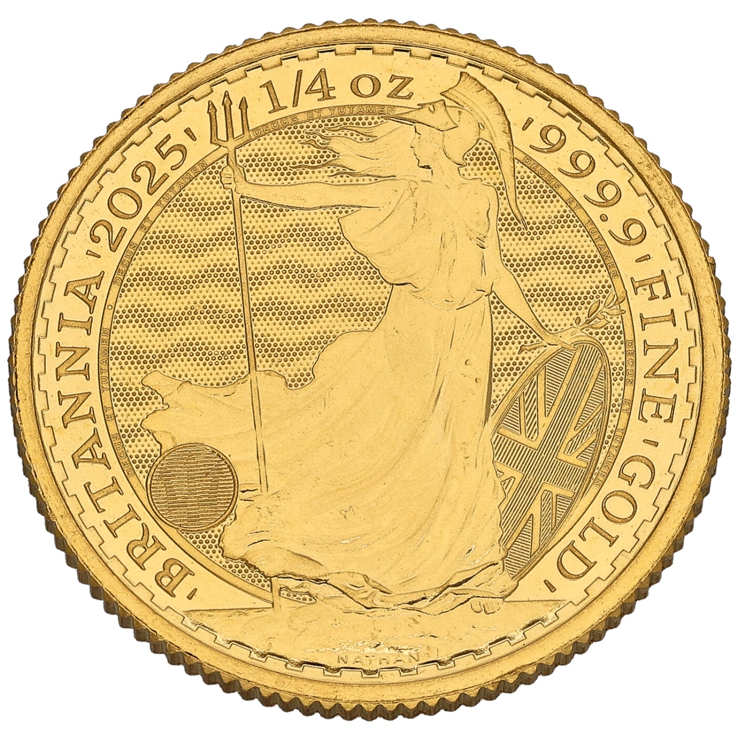 24ct Gold King Charles III 1/4 OZ Britannia Coin 2025