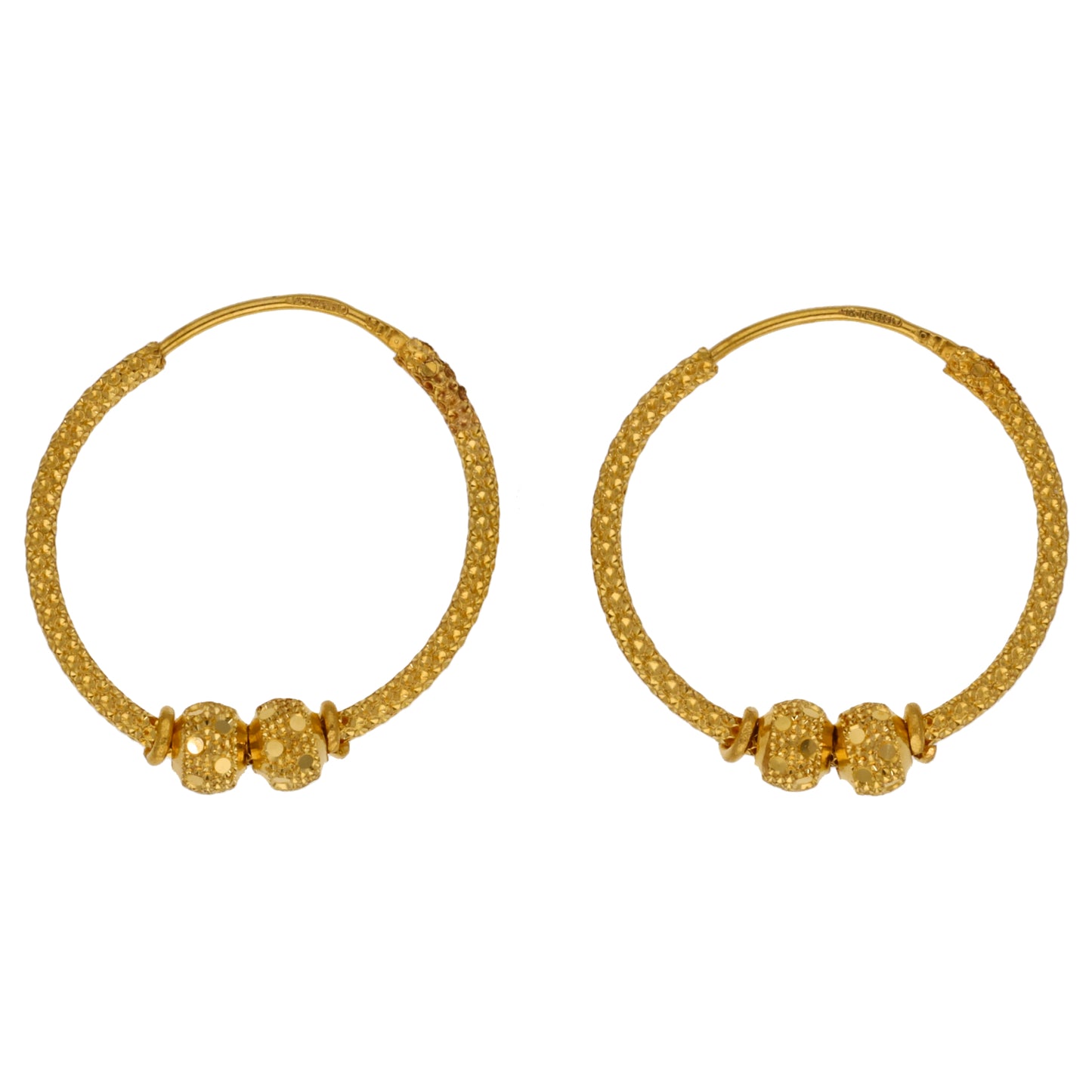 22ct Gold Hoop Earrings