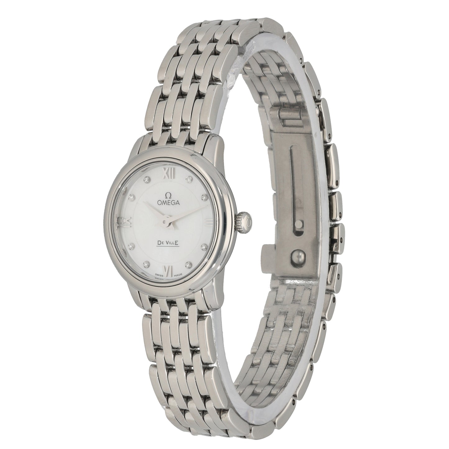 Omega De Ville 424.10.24.60.55.001 24mm Stainless Steel Watch