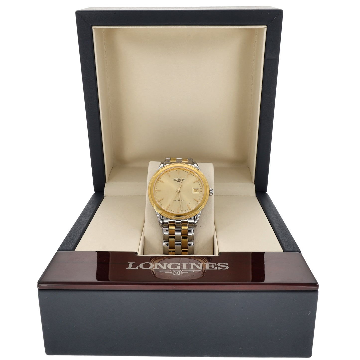 Longines Flagship L4.774.3 36mm Bi-Colour Watch