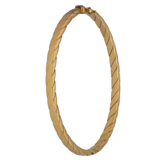 9ct Gold Hinged/Clasp Bangle