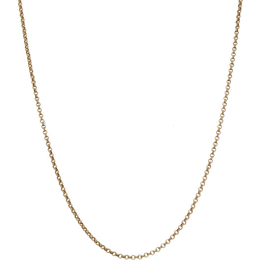 9ct Gold Belcher Chain 18"