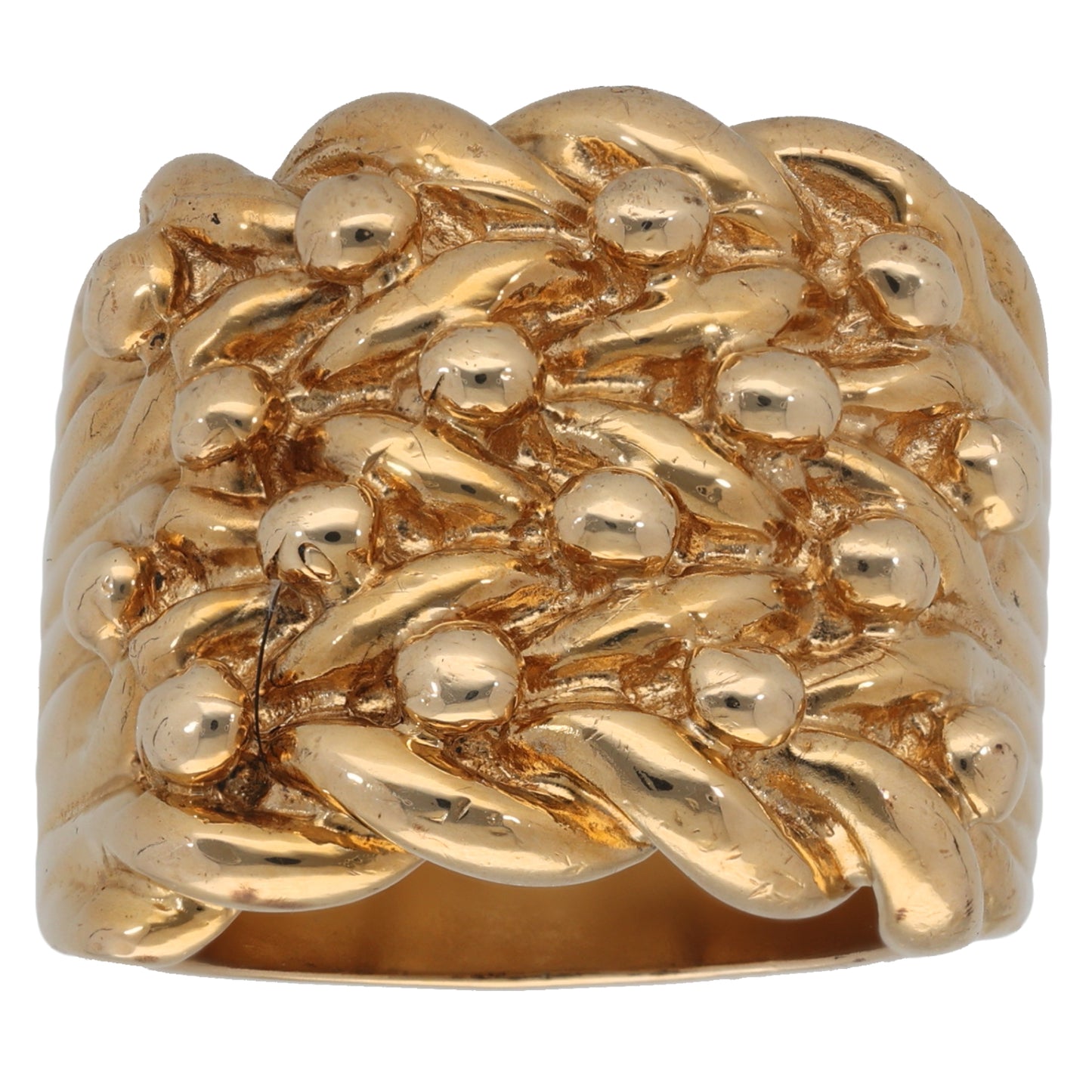 9ct Gold Keeper Ring Size Y