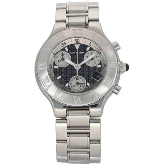 Cartier Must 21 W10125U2 38mm Stainless Steel Watch