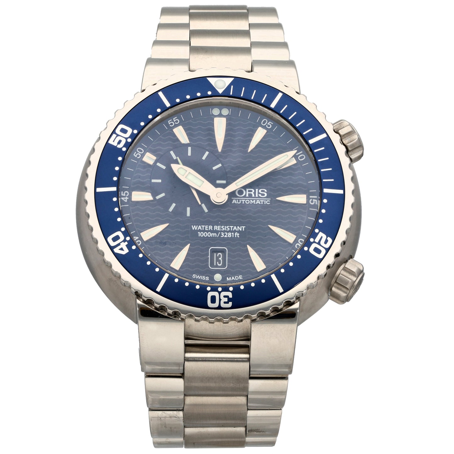 Oris Divers Small Second Date 7609 47mm Stainless Steel Watch