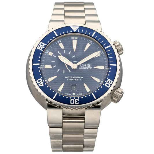 Oris Divers Small Second Date 7609 47mm Stainless Steel Watch