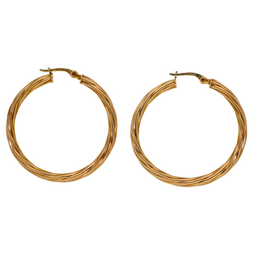 9ct Gold Hoop Earrings