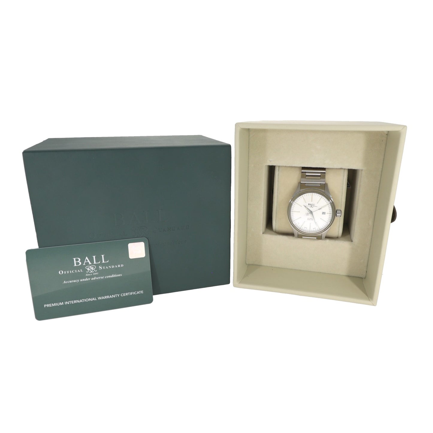 Ball Fireman Victory NM2098C 40mm Stainless Steel Watch