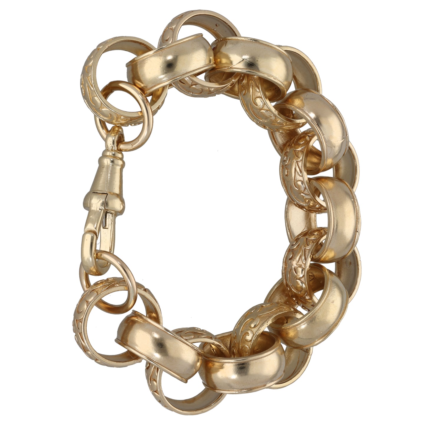 9ct Gold Belcher Bracelet