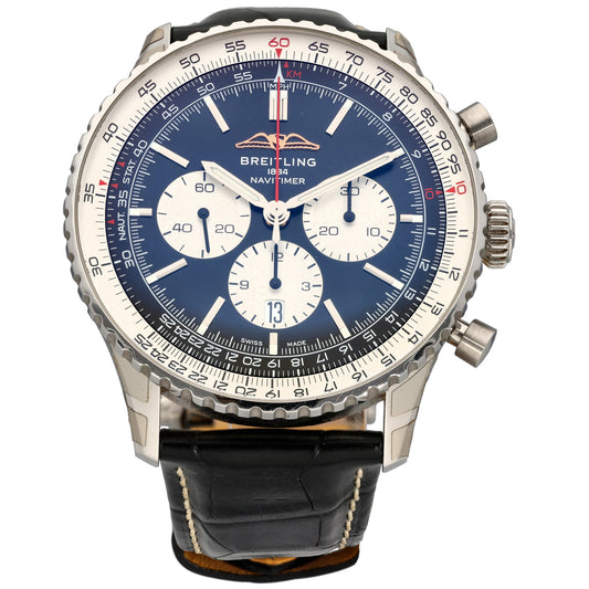 Breitling Navitimer AB0137 46mm Stainless Steel Watch