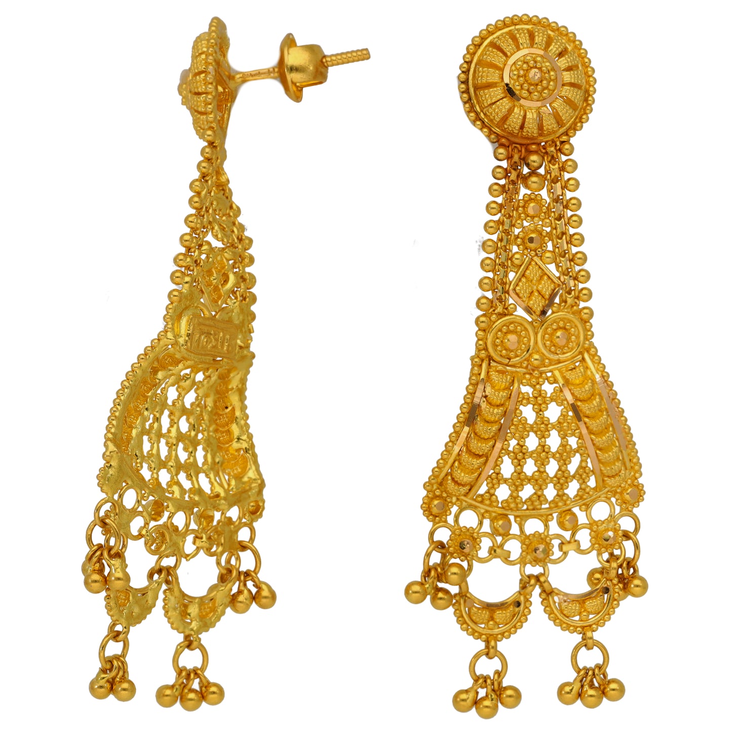 22ct Gold Drop Earrings