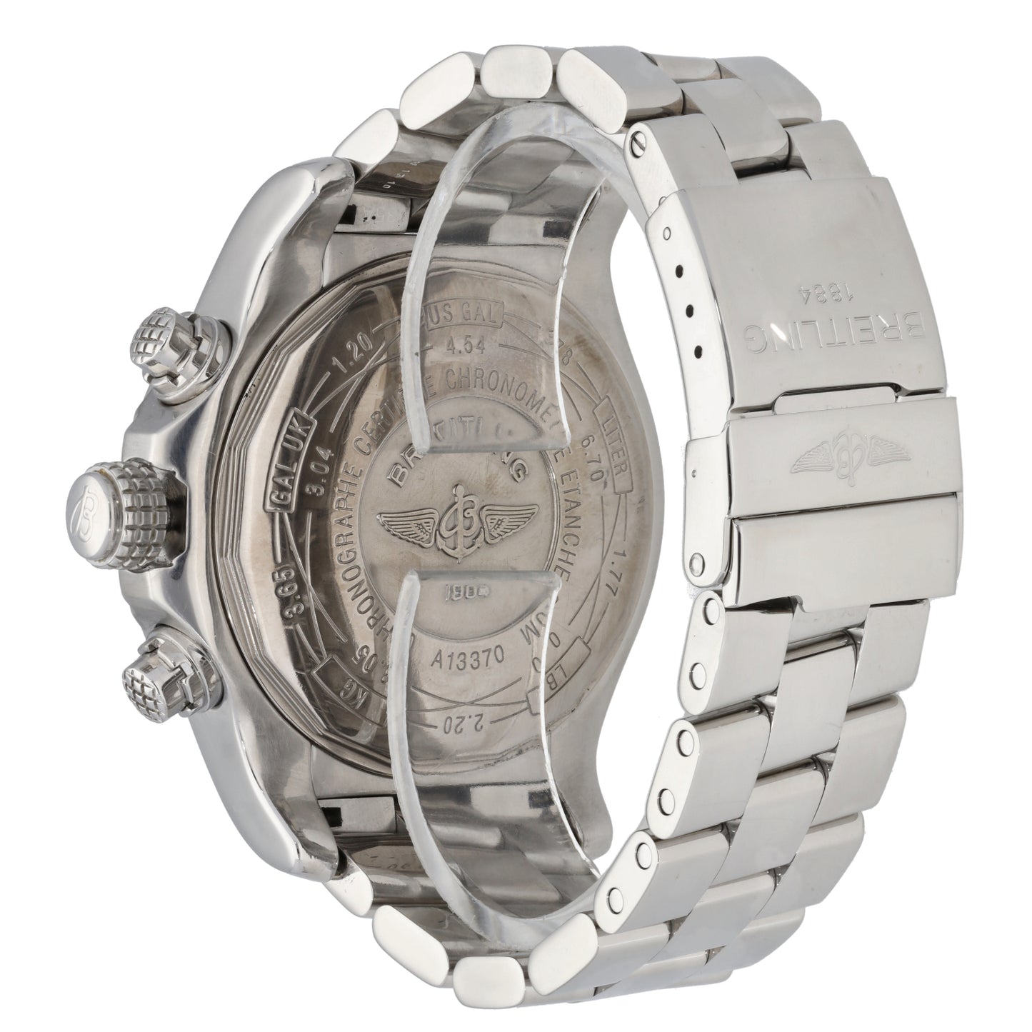 Breitling Super Avenger A13370 48mm Stainless Steel Watch