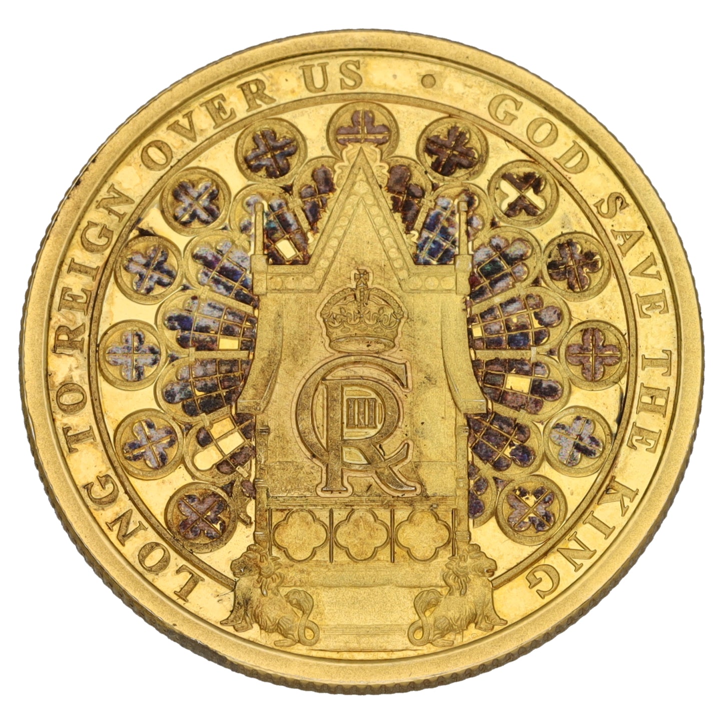 9ct Gold King Charles III Coronation Two Crowns Coin 2023