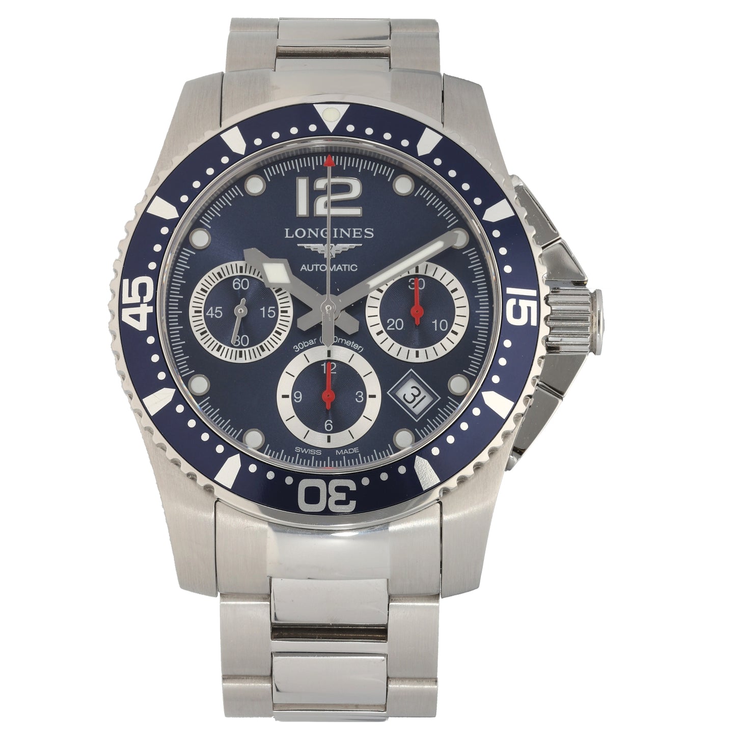Longines Hydro Conquest L3.744.4 41mm Stainless Steel Watch