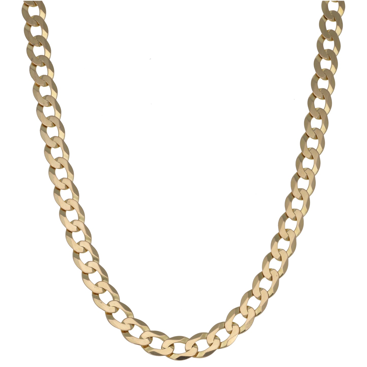 9ct Gold Curb Chain 20"