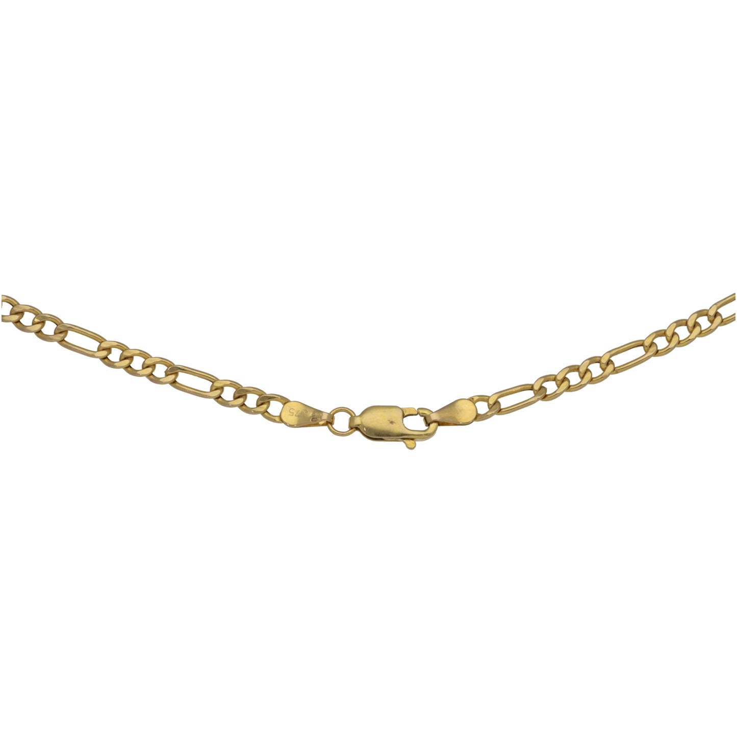 9ct Gold Figaro Chain 20"