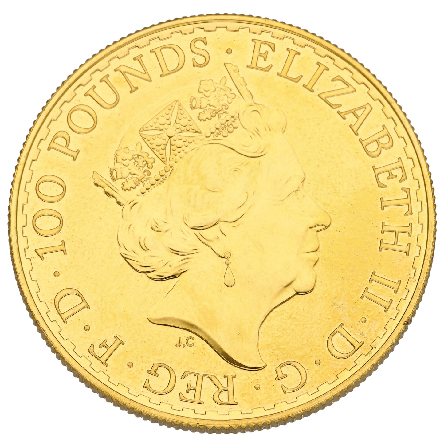 24ct Gold Queen Elizabeth II 1 OZ Britannia Coin 2016