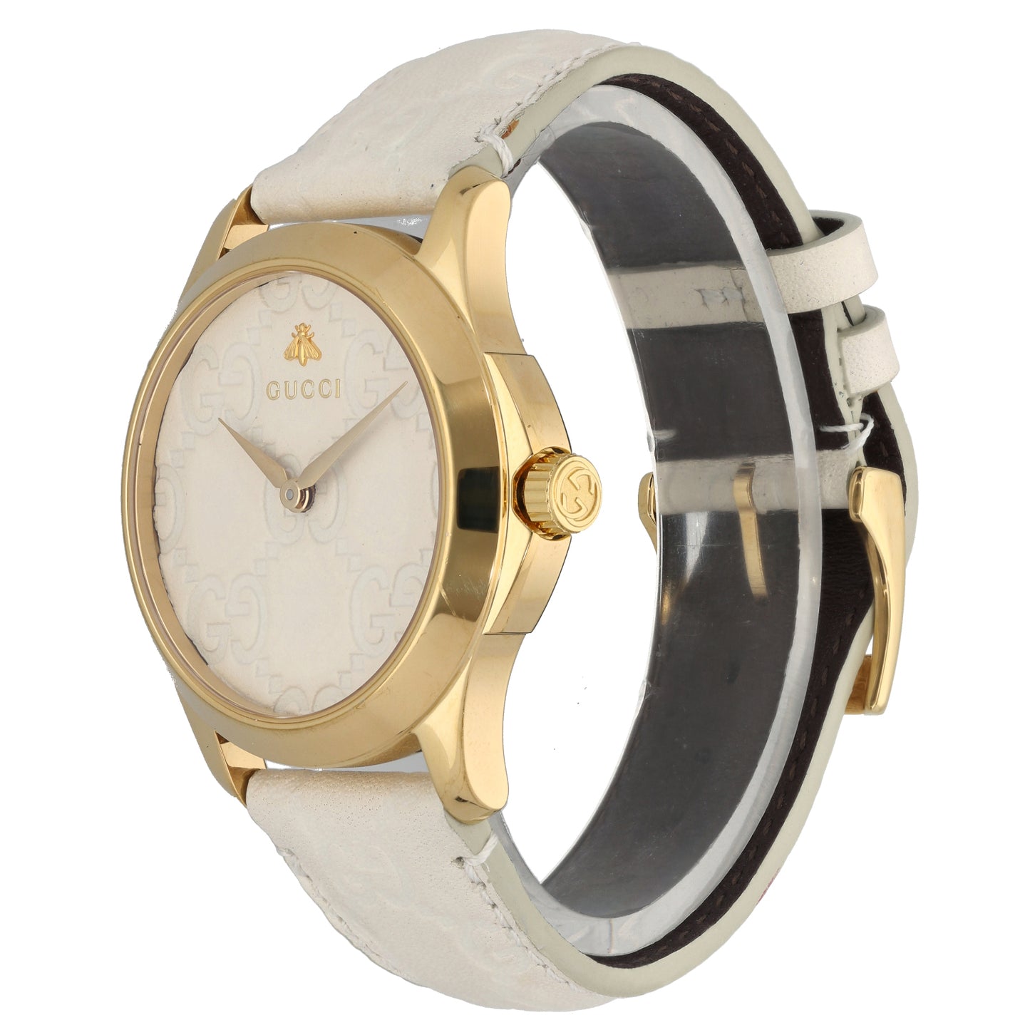 Gucci G-Timeless 126.4 39mm Gold Plated Watch