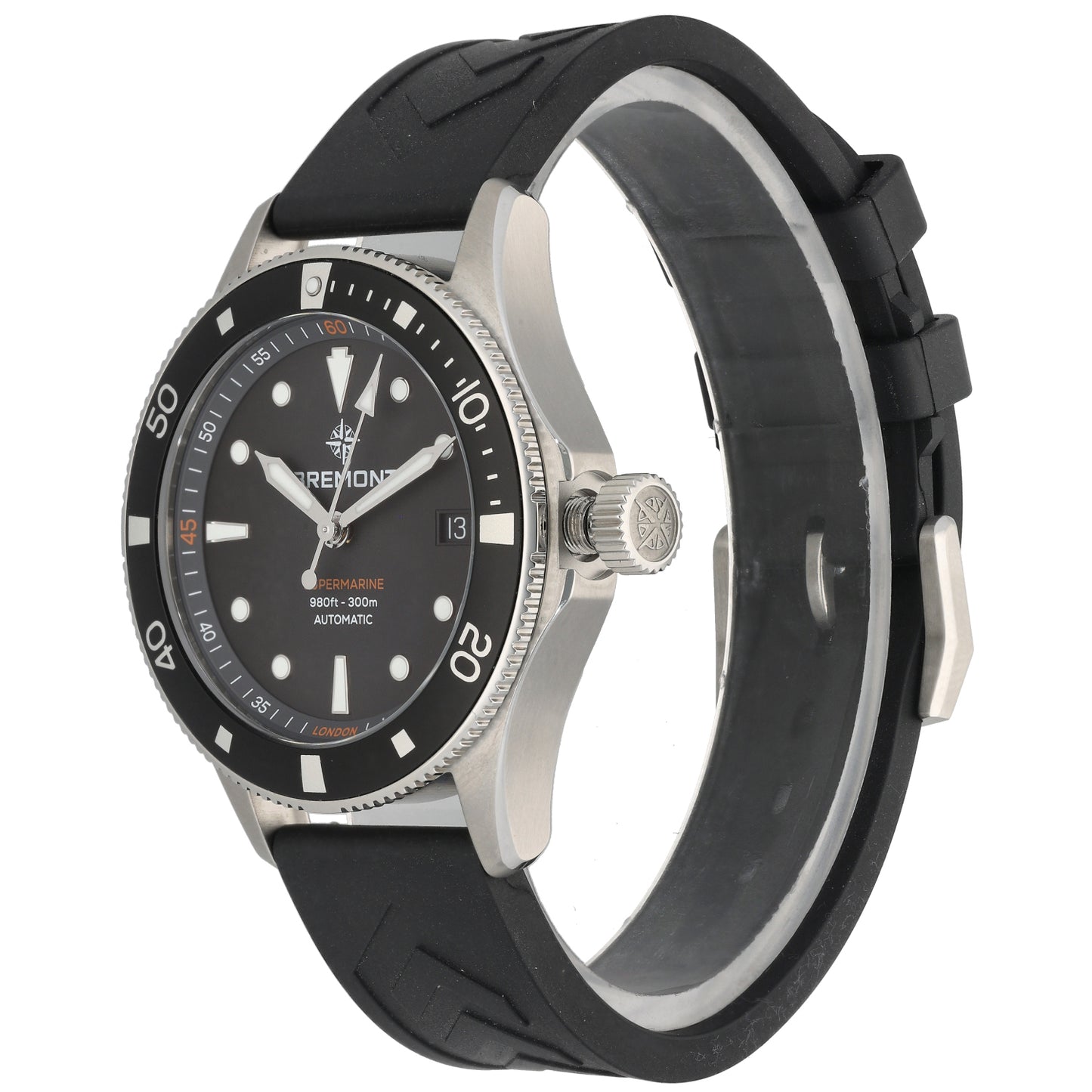 Bremont Supermarine SM40-DT-SS-BK-B 41mm Stainless Steel Watch