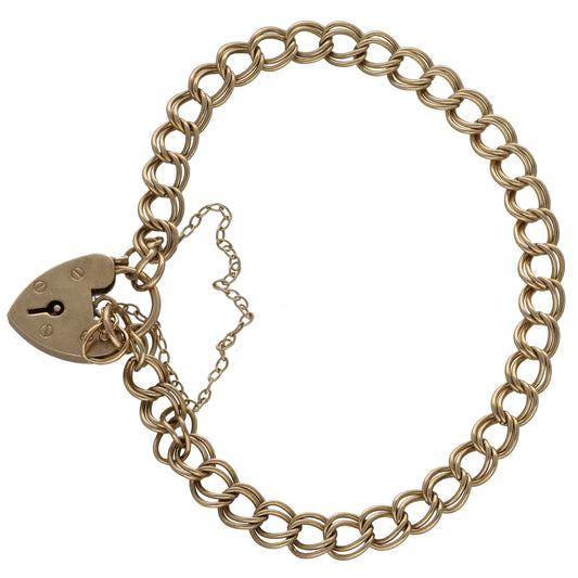 9ct Gold Gate Bracelet