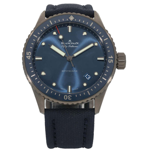 Blancpain Fifty Fathoms Bathyscaphe 43.6mm Ceramic Watch