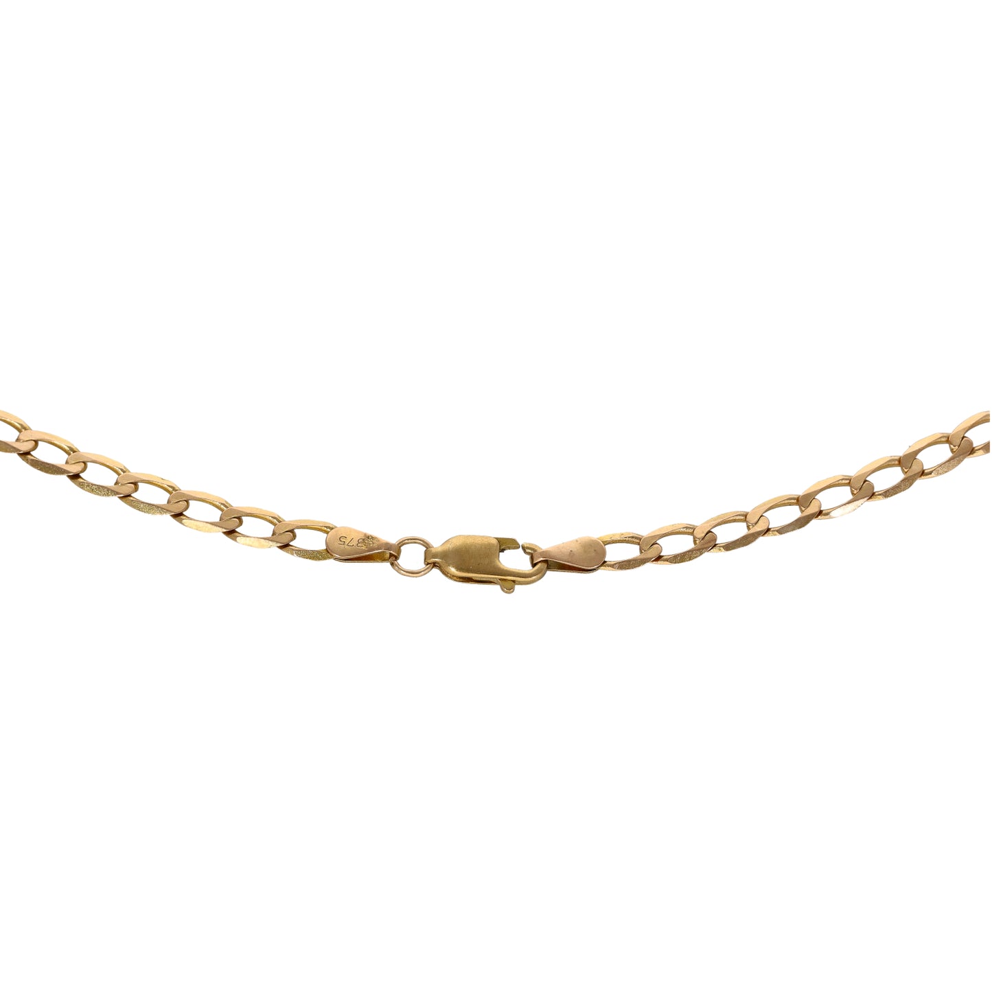 9ct Gold Curb Chain 22"