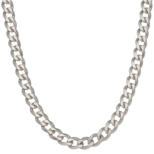 Sterling Silver Curb Chain 18"