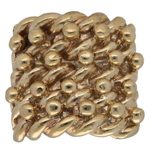 9ct Gold Keeper Ring Size Z+1