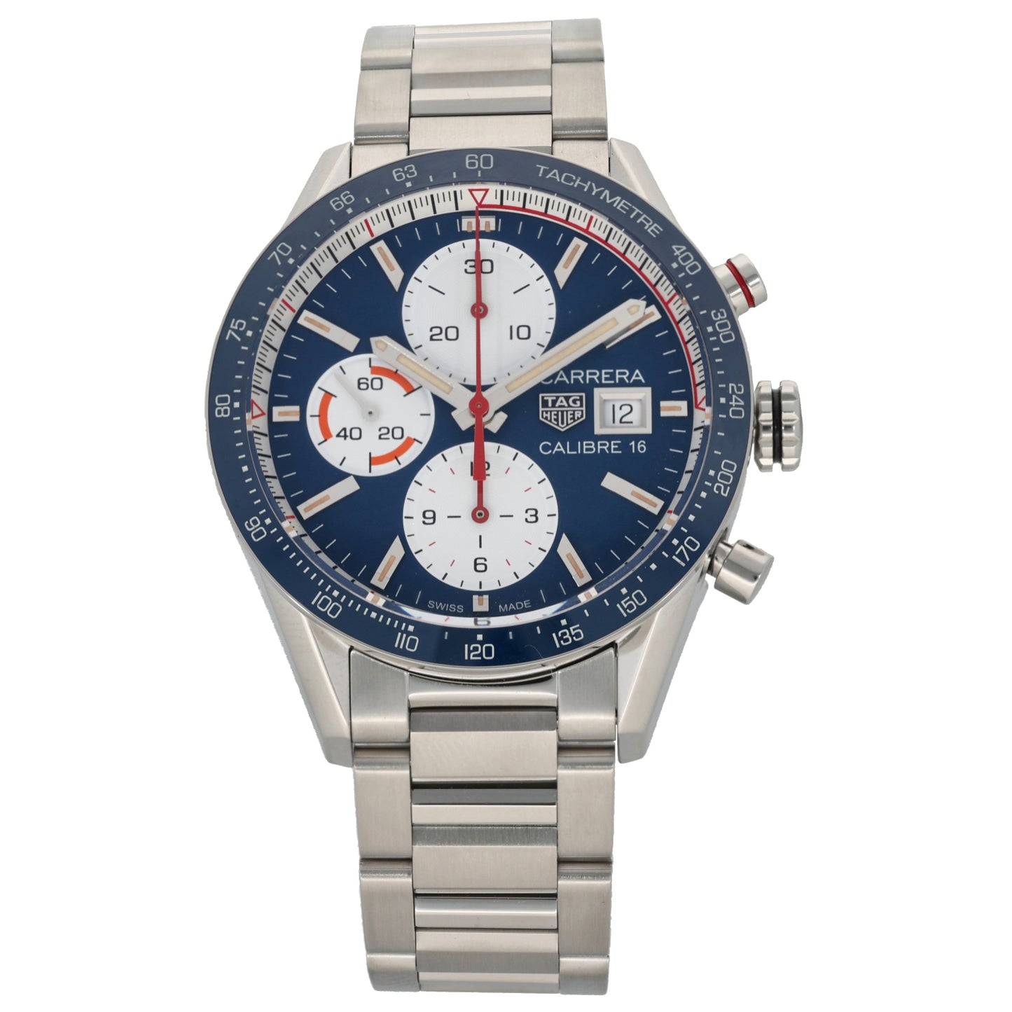 Tag Heuer Carrera CV201AR-0 41mm Stainless Steel Watch