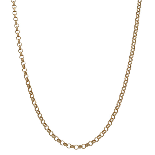 9ct Gold Belcher Chain 26"