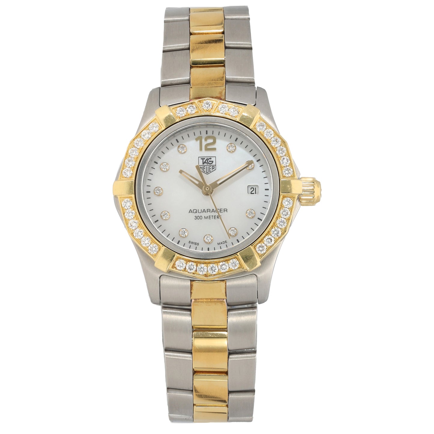 Tag Heuer Aquaracer WAF1450 27mm Bi-Colour Watch