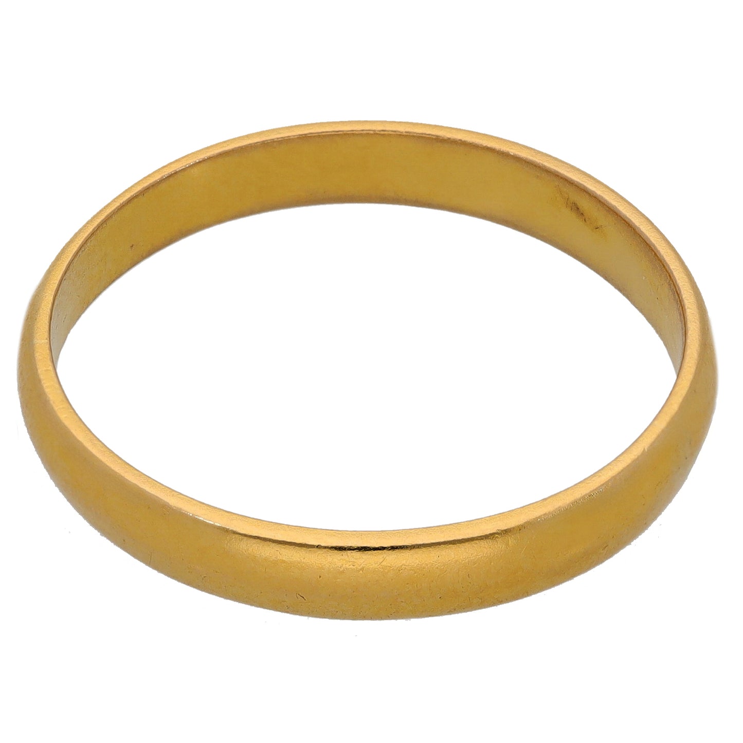22ct Gold Plain Wedding Ring Size Y