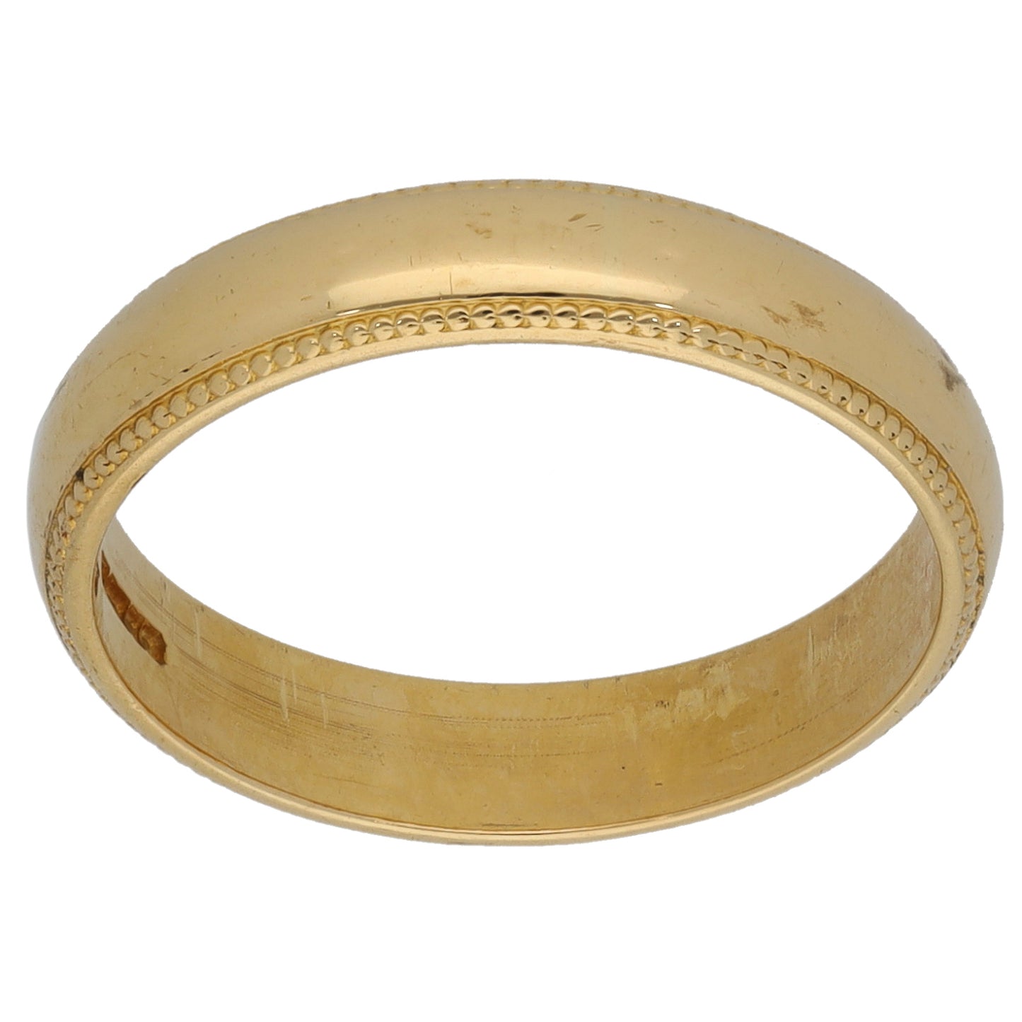 18ct Gold Plain Wedding Ring Size O
