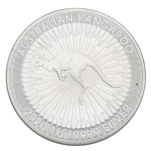 Fine Silver Australian Kangaroo 1 OZ Coin 2020