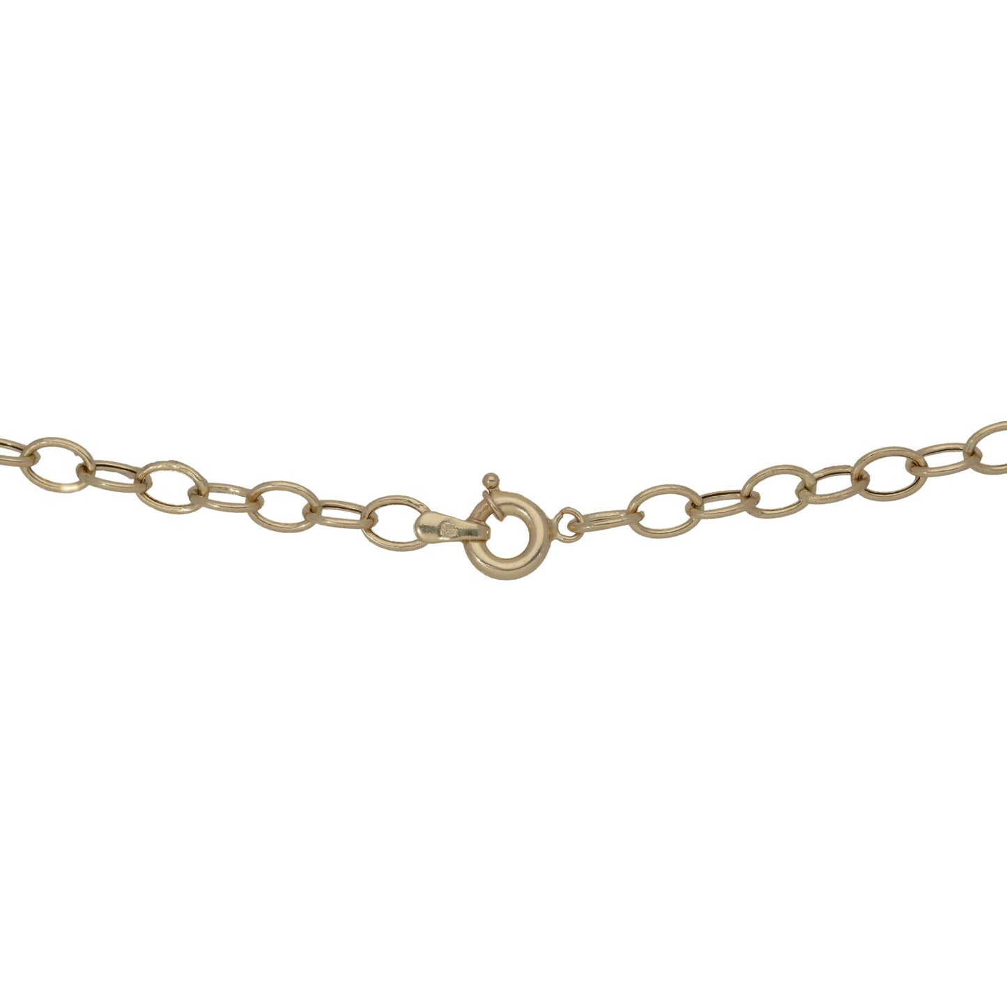 New 14ct Gold Imitation Gems Butterfly Infinity Necklace 14"