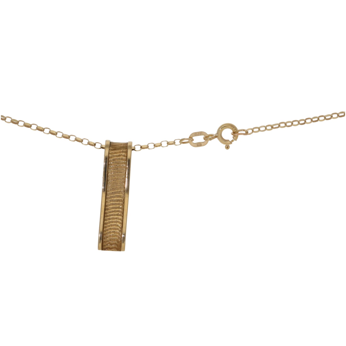 9ct Gold Alternative Pendant With Chain