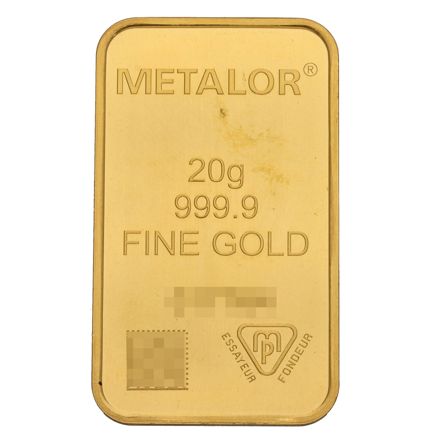 24ct 20g Gold Bar