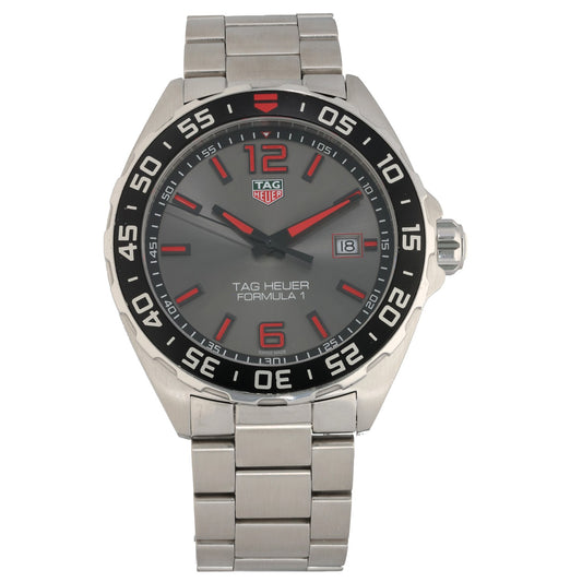 Tag Heuer Formula 1 WAZ1018 43mm Stainless Steel Watch