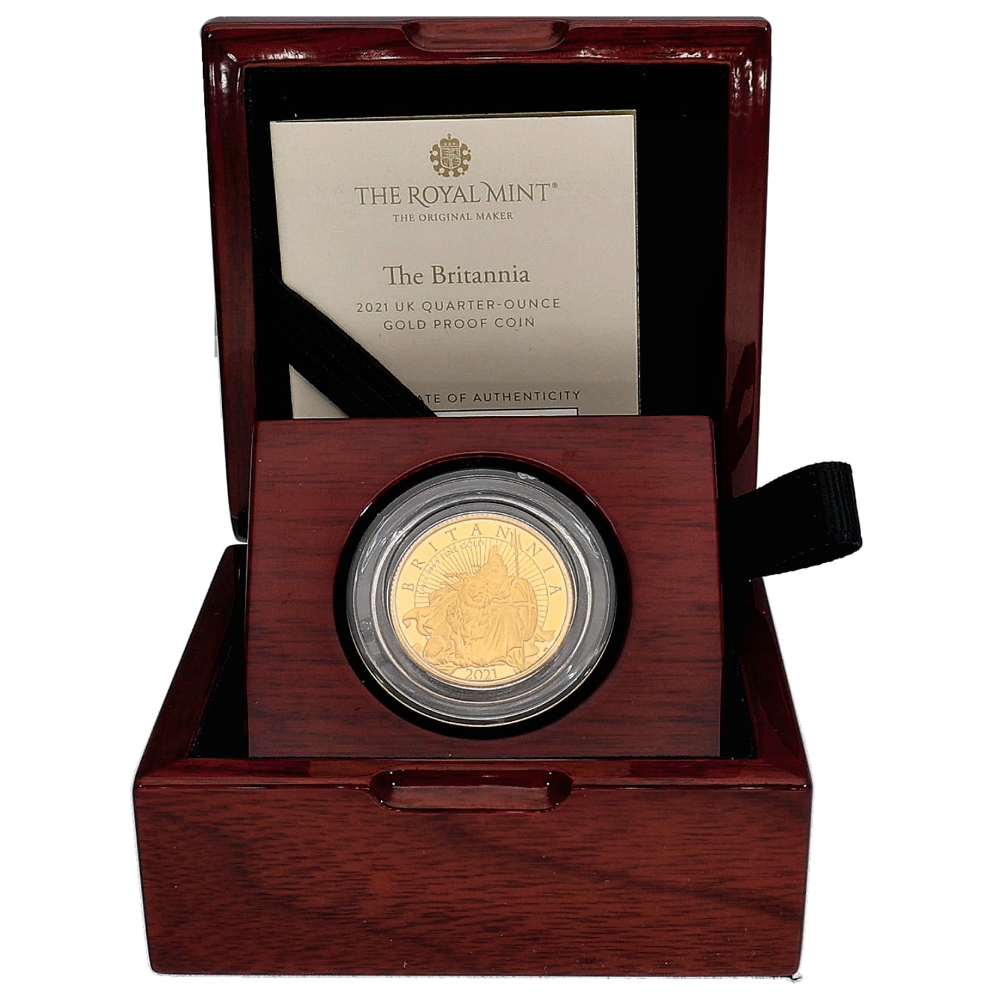 24ct Gold Queen Elizabeth II 1/4 OZ Britannia Coin 2021