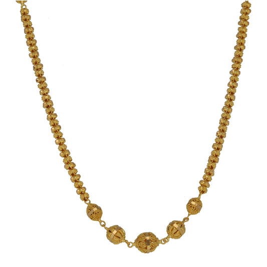 22ct Gold Fancy Necklace 18"