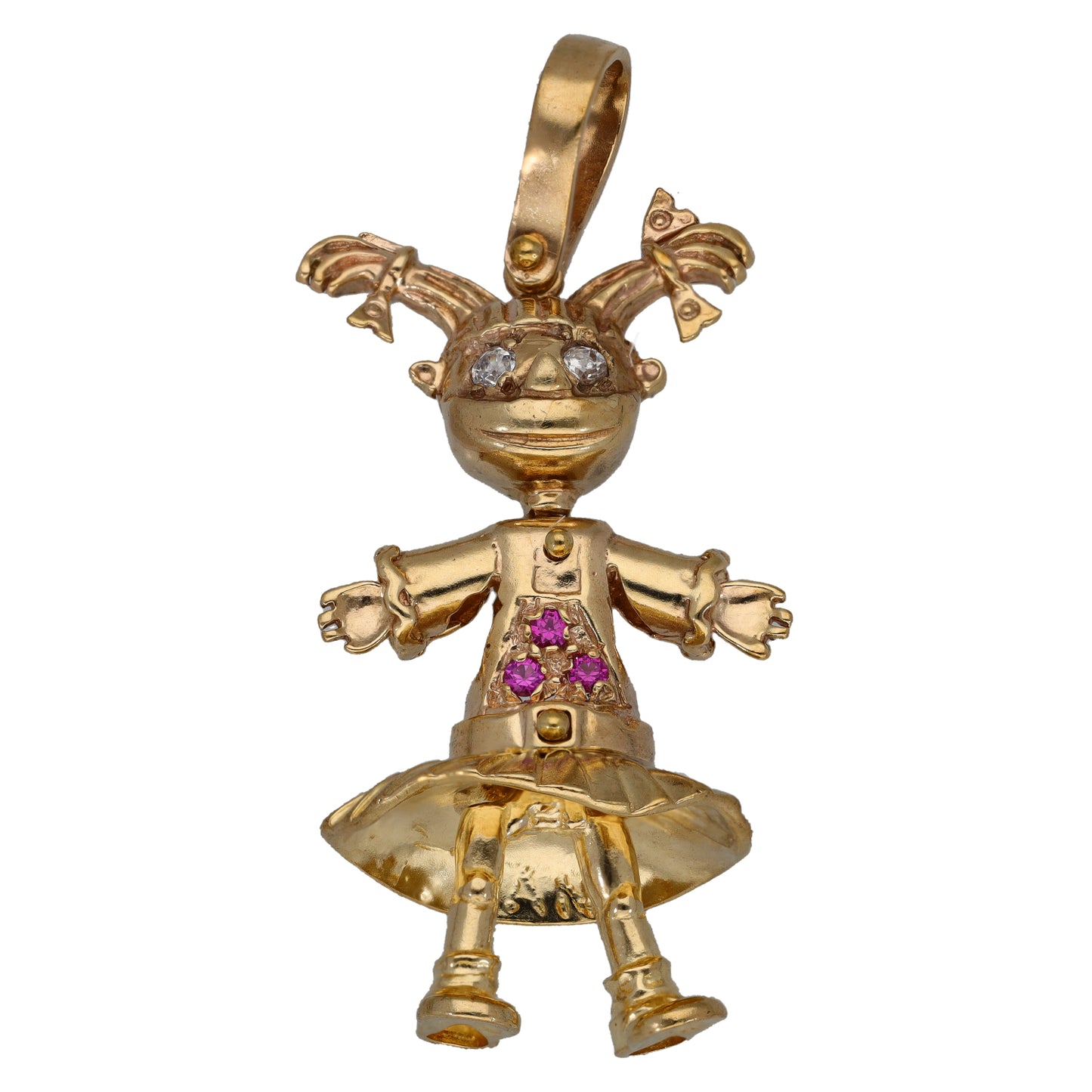 9ct Gold Imitation Dolly Pendant