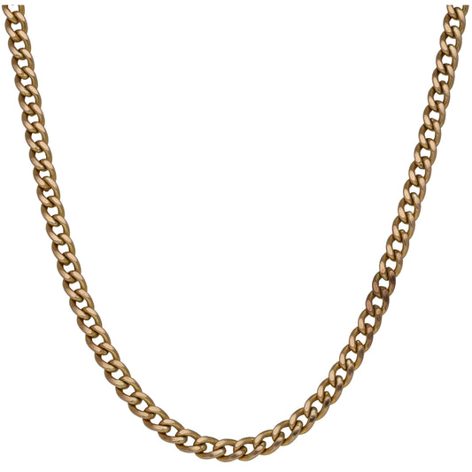 9ct Gold Curb Chain 24"