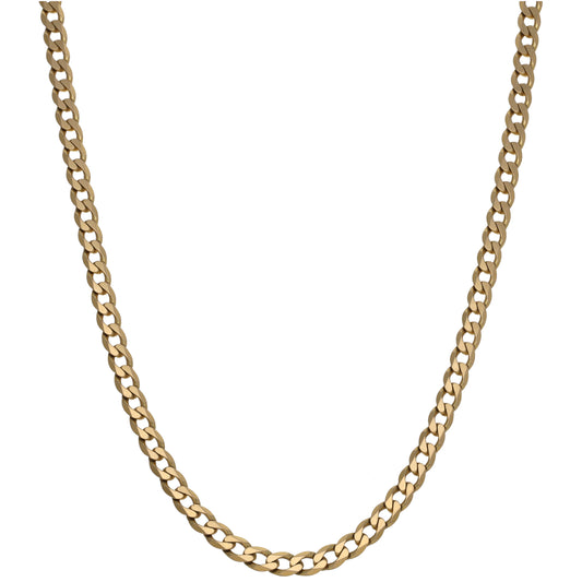 9ct Gold Curb Chain 20"