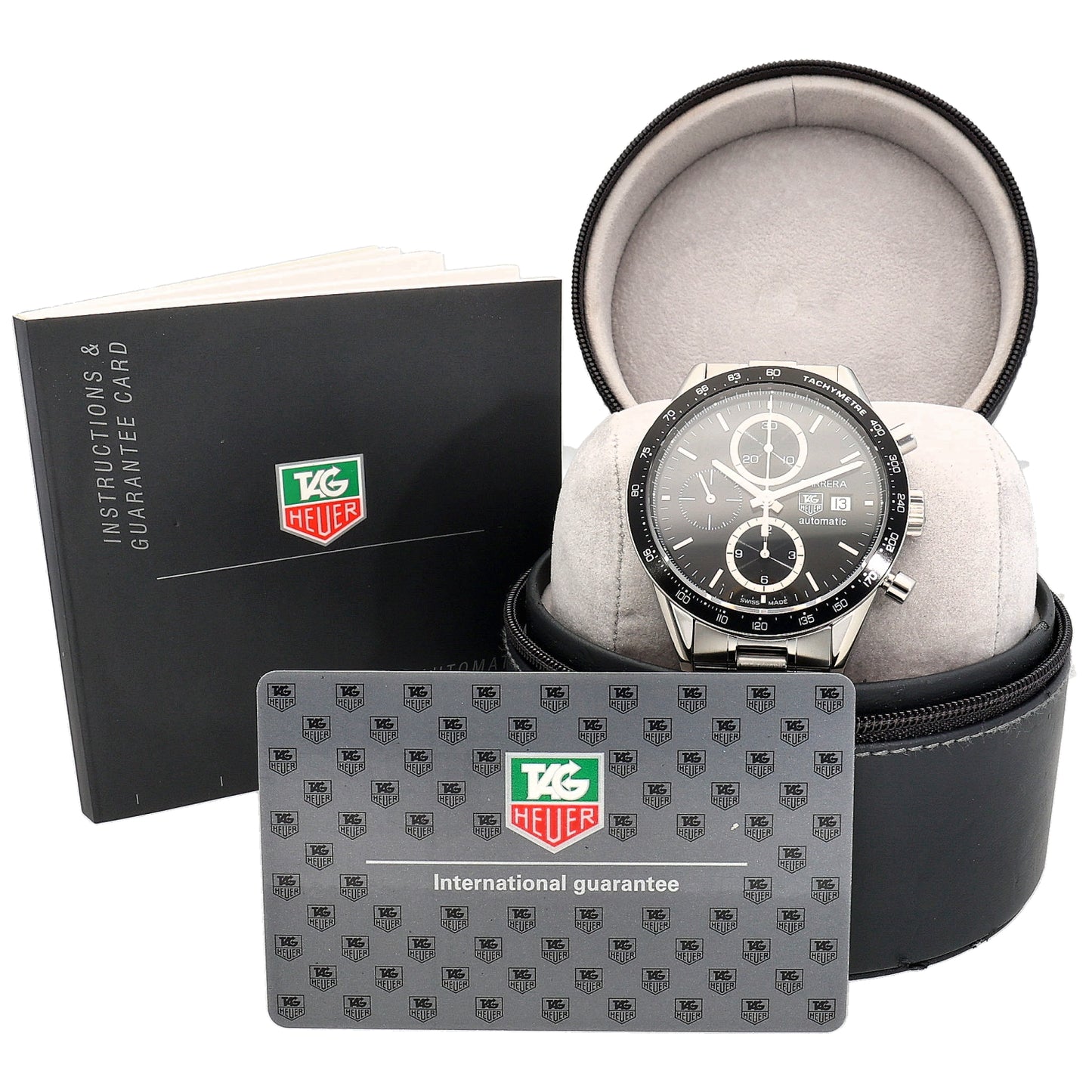Tag Heuer Carrera CV2010 41mm Stainless Steel Watch